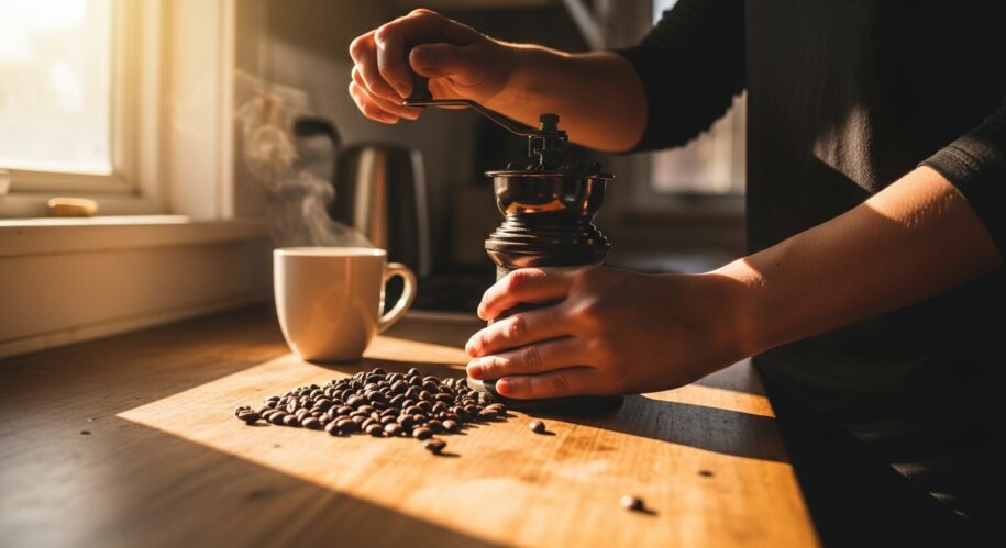 How to Use a Coffee Grinder (Without Feeling Like You’re Doing It Wrong)